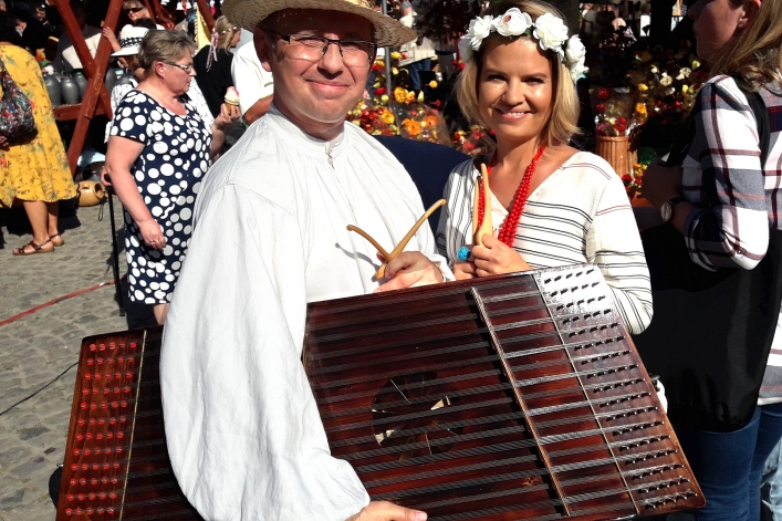 Piotr Krupski i dziennikarka Marta Manowska