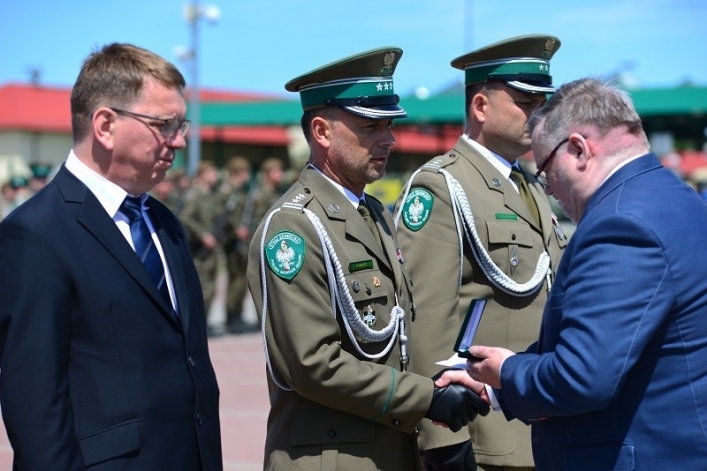 Placówka Straży Granicznej w Grzechotkach otrzymała imię 1. Pułku Kawalerii Korpusu Ochrony Pogranicza