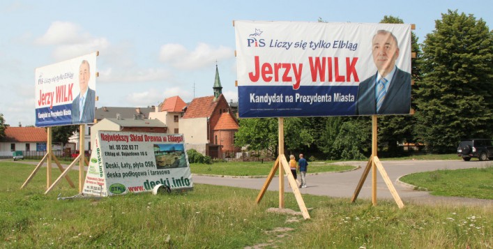 Plakaty wyborcze w mieście - jeszcze tylko przez miesiąc?