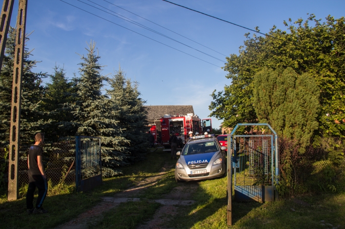 Płonęła obora w miejscowości Karczowiska Górne