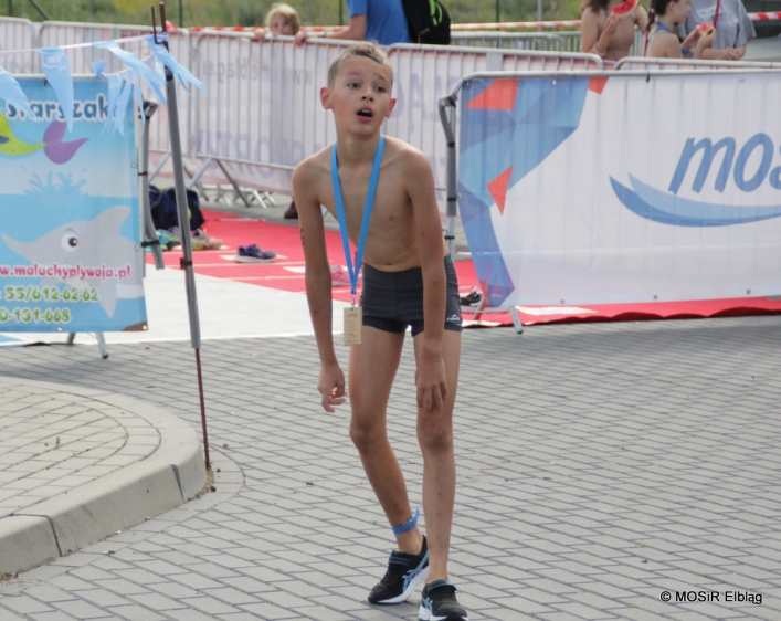 Pływali i biegali w pierwszym elbląskim Aquathlonie 