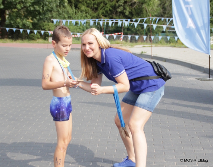 Pływali i biegali w pierwszym elbląskim Aquathlonie 