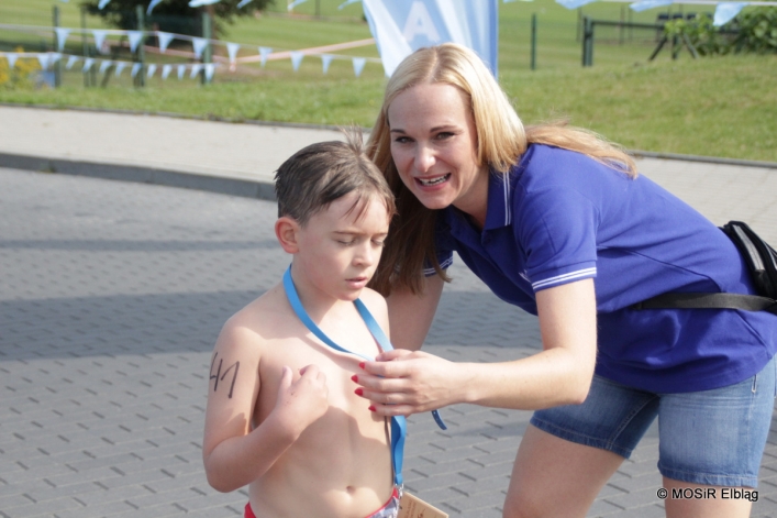 Pływali i biegali w pierwszym elbląskim Aquathlonie 