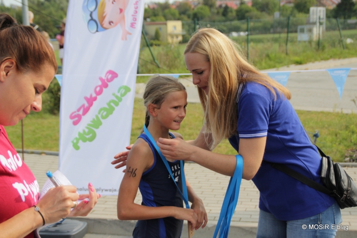 Pływali i biegali w pierwszym elbląskim Aquathlonie 
