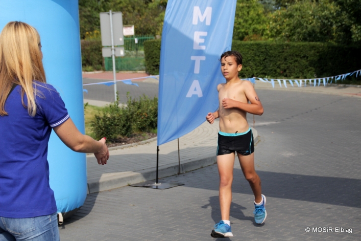 Pływali i biegali w pierwszym elbląskim Aquathlonie 