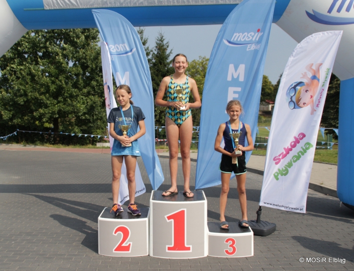 Pływali i biegali w pierwszym elbląskim Aquathlonie 