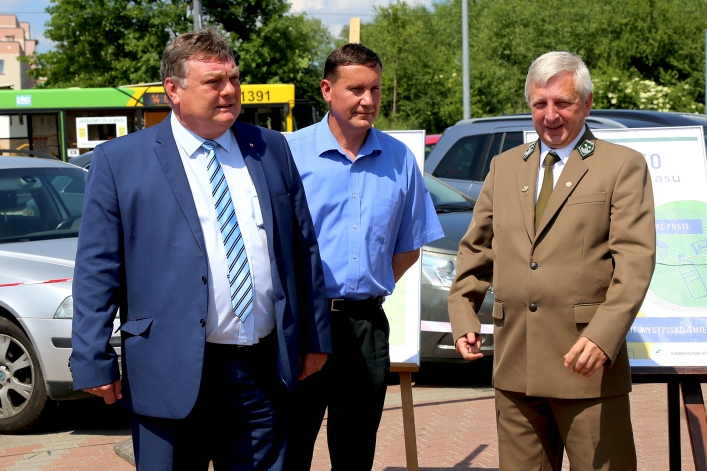 Po Elblągu kursował zielony tramwaj