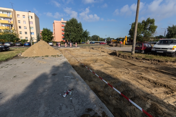 Po naszej publikacji: ruszył remont parkingu na Broniewskiego