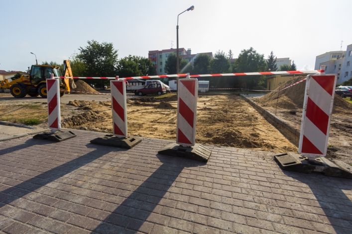 Po naszej publikacji: ruszył remont parkingu na Broniewskiego