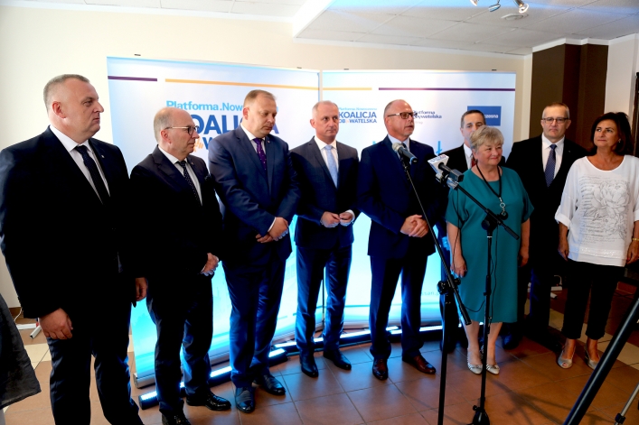 PO ogłosiła swojego kandydata na prezydenta. Czołowi działacze Platformy i Nowoczesnej w Elblągu