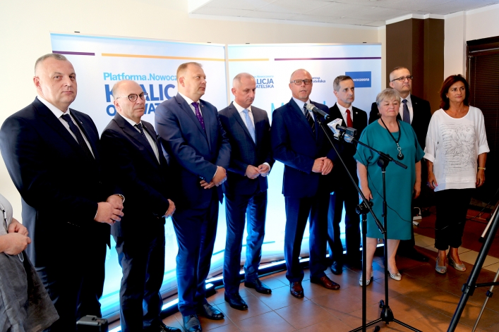 PO ogłosiła swojego kandydata na prezydenta. Czołowi działacze Platformy i Nowoczesnej w Elblągu