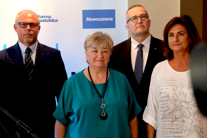 PO ogłosiła swojego kandydata na prezydenta. Czołowi działacze Platformy i Nowoczesnej w Elblągu