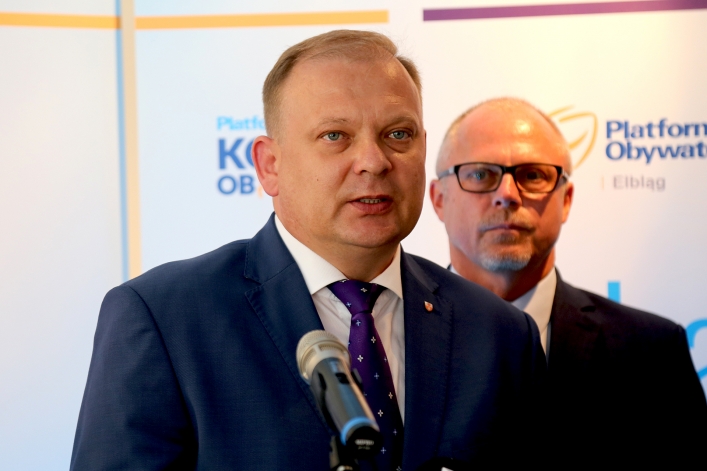 PO ogłosiła swojego kandydata na prezydenta. Czołowi działacze Platformy i Nowoczesnej w Elblągu