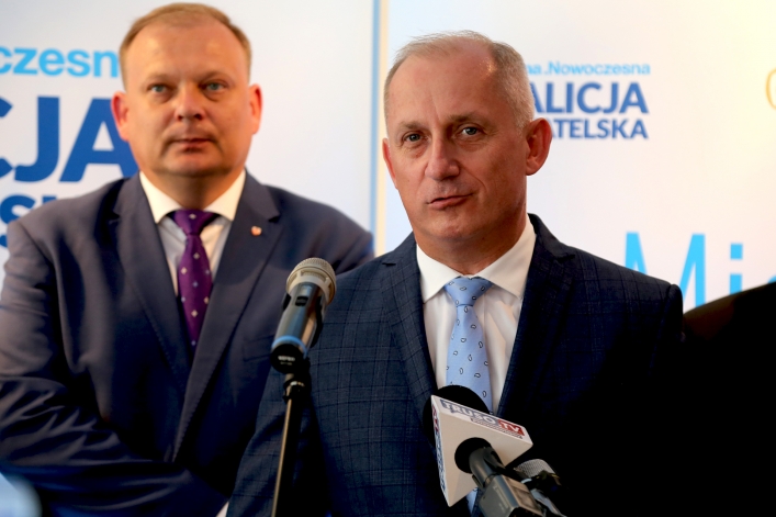 PO ogłosiła swojego kandydata na prezydenta. Czołowi działacze Platformy i Nowoczesnej w Elblągu