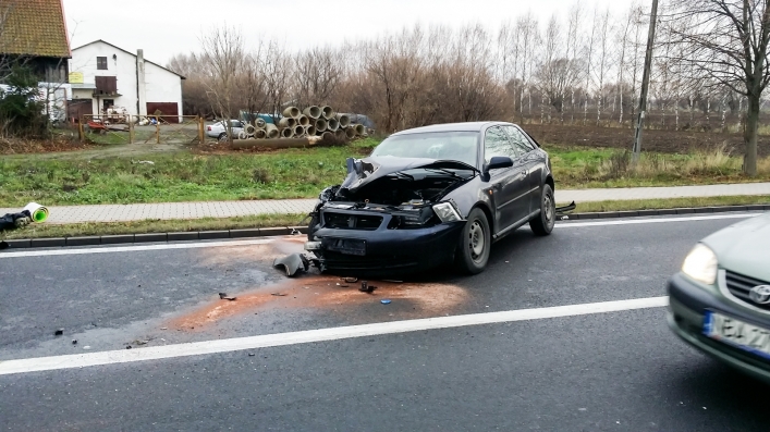 Po raz kolejny zderzenie dwóch aut w Kazimierzowie