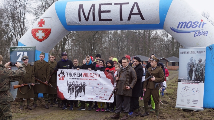 Elblążanie po raz trzeci pobiegli „Tropem Wilczym”
