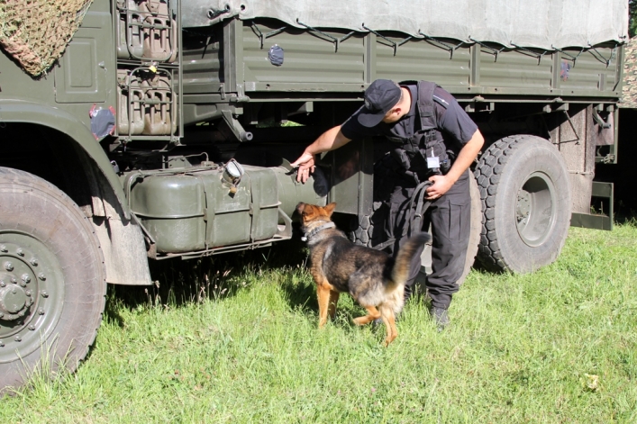Policja współdziała z 16 PDZ na ANAKONDZIE