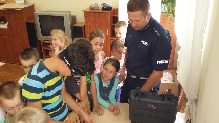 Policjanci na półkoloniach