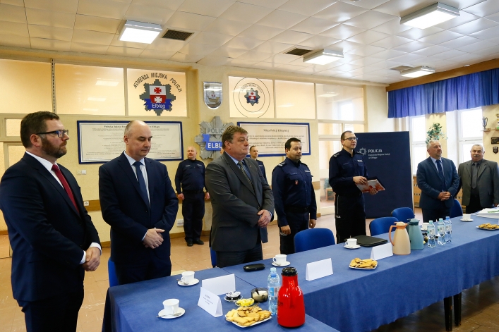 Policjanci z Elbląga i powiatu podsumowali 2018 rok. Znacznie mniej wypadków i kradzieży