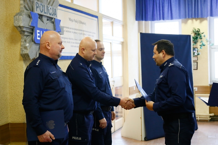 Policjanci z Elbląga i powiatu podsumowali 2018 rok. Znacznie mniej wypadków i kradzieży