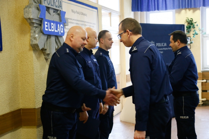 Policjanci z Elbląga i powiatu podsumowali 2018 rok. Znacznie mniej wypadków i kradzieży
