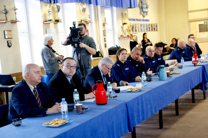 Policjanci z Elbląga i powiatu podsumowali 2018 rok. Znacznie mniej wypadków i kradzieży