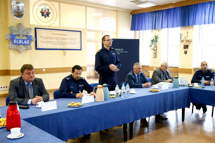 Policjanci z Elbląga i powiatu podsumowali 2018 rok. Znacznie mniej wypadków i kradzieży