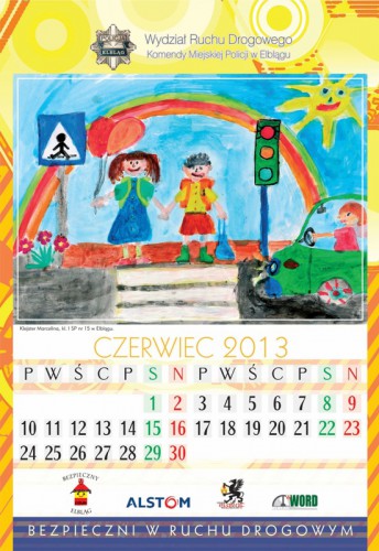 Policyjny kalendarz na 2013 rok z pracami małych artystów. Sprawdź listę zwycięzców