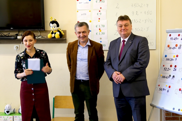 Ponad 20 nauczycieli z Islandii wzięło udział w pokazowej lekcji w SP nr 19