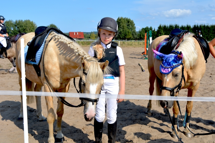 Swietłana Boguska na zawodach Pony Cup 2018 w Stajni Lipnik 