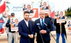 Posiłki z Warszawy dla Pawła Kowszyńskiego. Patryk Jaki w Elblągu