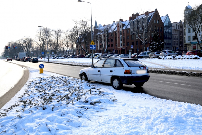 Potrącenie pieszej w centrum Elbląga