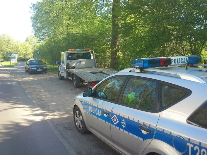 Potrącenie rowerzysty na przejściu dla pieszych