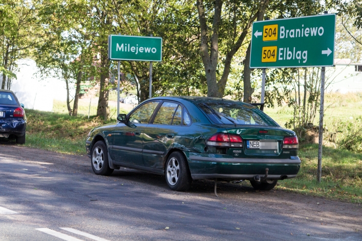 Poważna kolizja czterech pojazdów. Jedna osoba w szpitalu