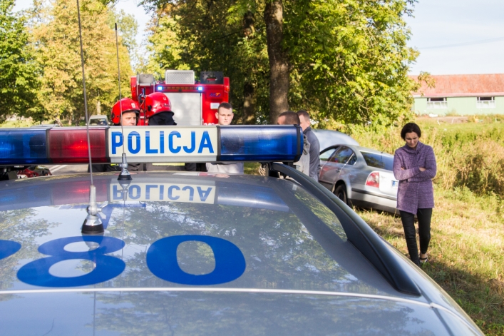 Poważna kolizja czterech pojazdów. Jedna osoba w szpitalu