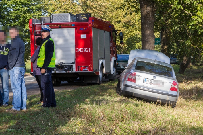 Poważna kolizja czterech pojazdów. Jedna osoba w szpitalu