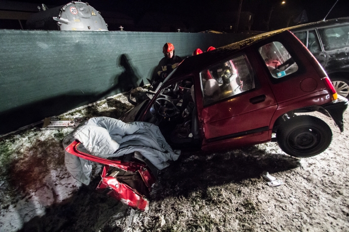 Poważny wypadek na drodze do Malborka. Trzy osoby w stanie ciężkim w szpitalu