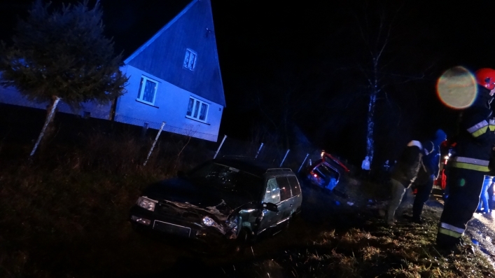 Poważny wypadek w Krzewsku. Cztery osoby w szpitalu