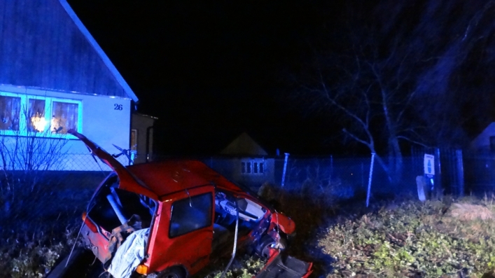 Poważny wypadek w Krzewsku. Cztery osoby w szpitalu