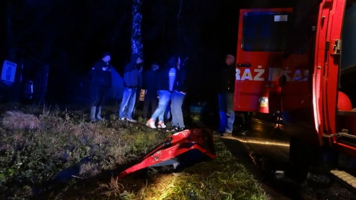 Poważny wypadek w Krzewsku. Cztery osoby w szpitalu