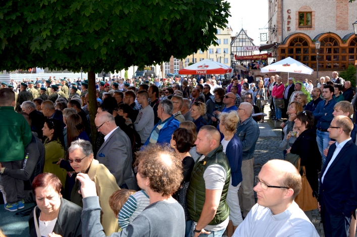 Powitanie Wielonarodowej Dywizji Północny-Wschód w Elblągu
