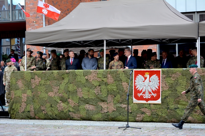 Powitanie Wielonarodowej Dywizji Północny-Wschód w Elblągu