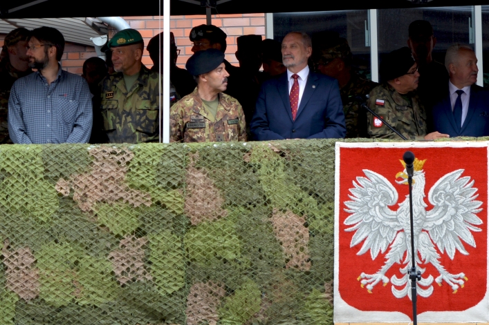 Powitanie Wielonarodowej Dywizji Północny-Wschód w Elblągu