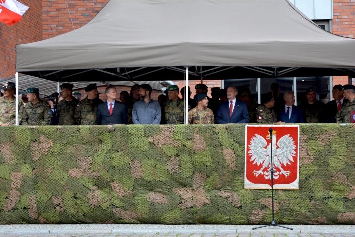 Powitanie Wielonarodowej Dywizji Północny-Wschód w Elblągu