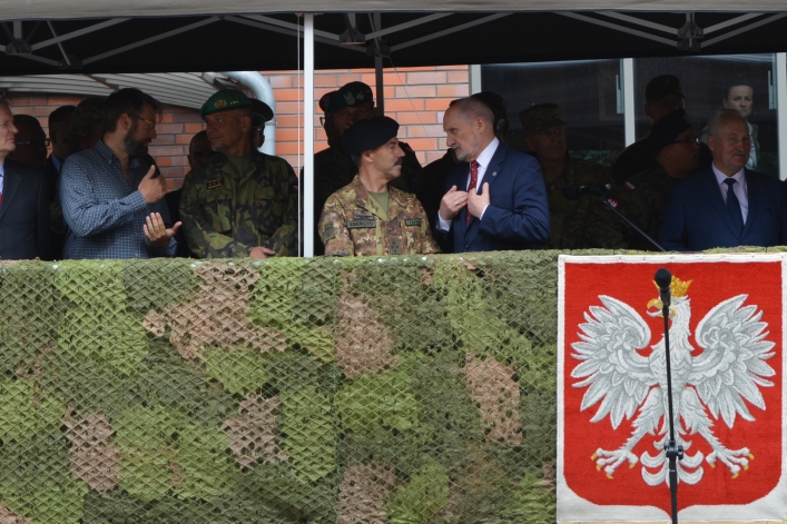 Powitanie Wielonarodowej Dywizji Północny-Wschód w Elblągu