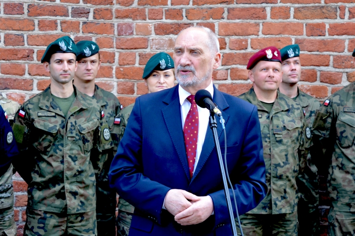 Powitanie Wielonarodowej Dywizji Północny-Wschód w Elblągu