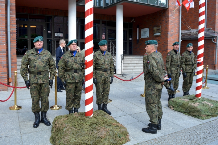 Powitanie Wielonarodowej Dywizji Północny-Wschód w Elblągu