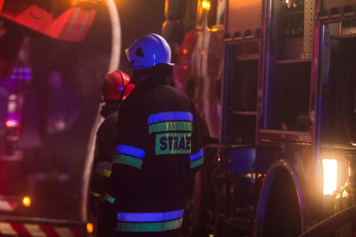 Pożar domu jednorodzinnego w miejscowości Jegłownik	