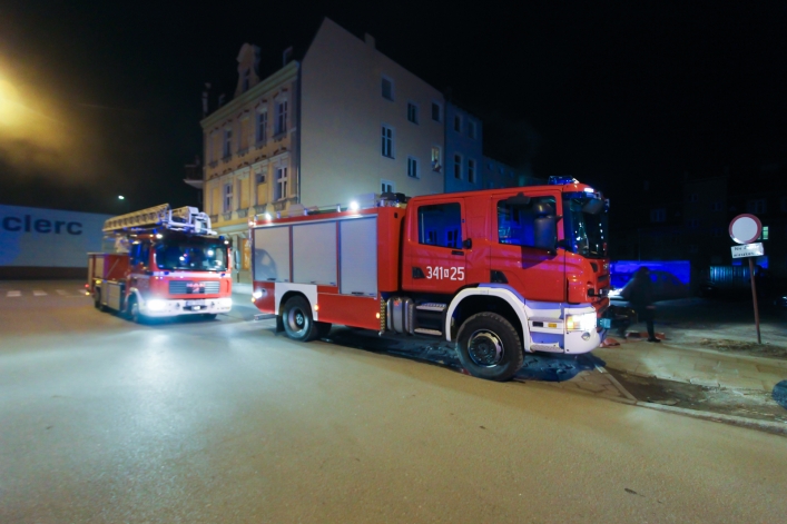 Pożar mieszkania na ul. Żeromskiego