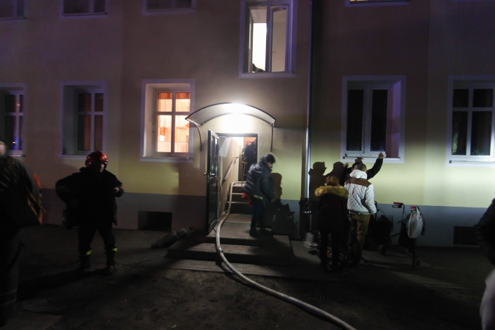 Pożar mieszkania na ul. Żeromskiego